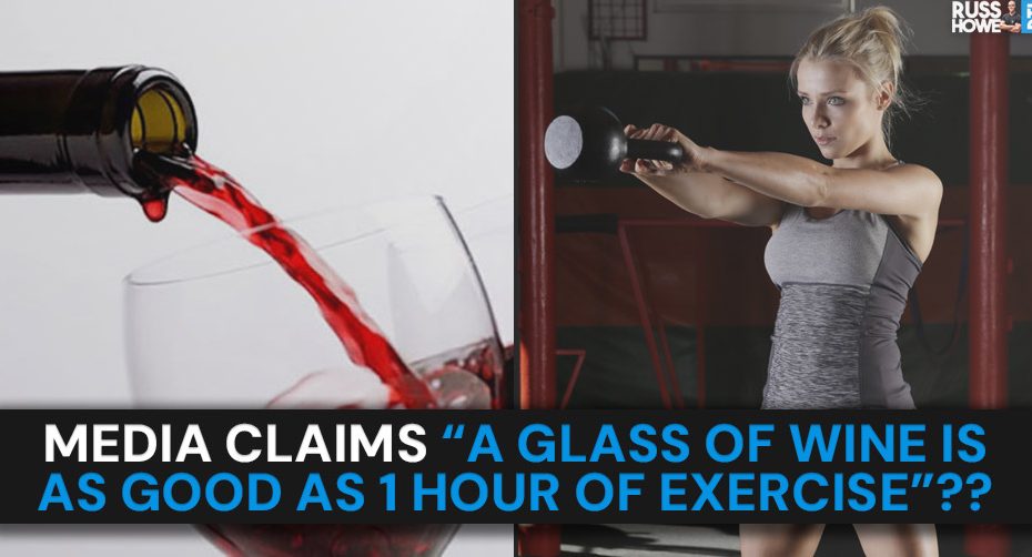 is a glass of red wine better than one hour of exercise