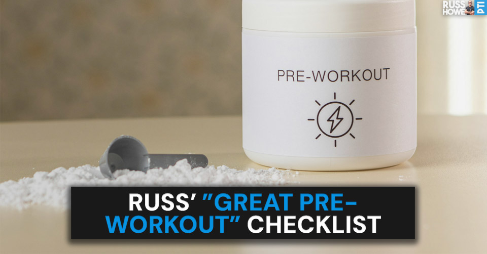 best pre workout ingredients list