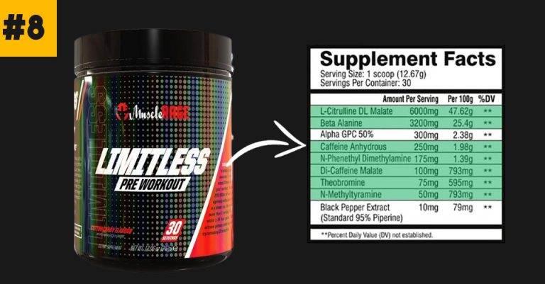 Muscle Rage Limitless The Top 10 Pre-Workout Supplements Of 2020 (The Russ List) • Russ Howe PTI