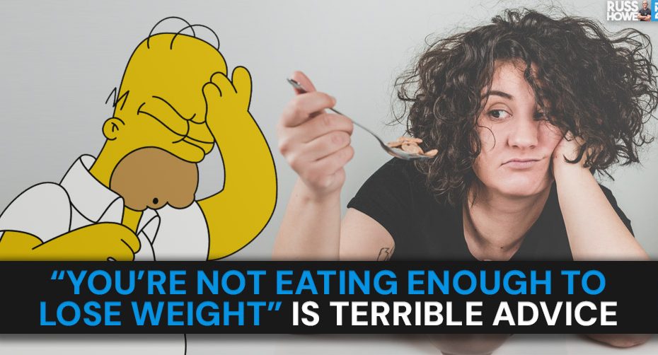 not eating enough to lose weight