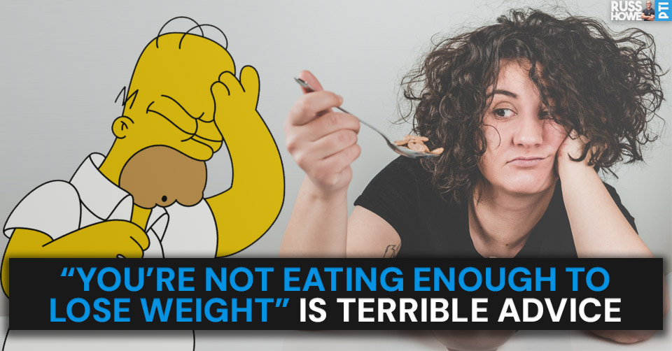 not eating enough to lose weight
