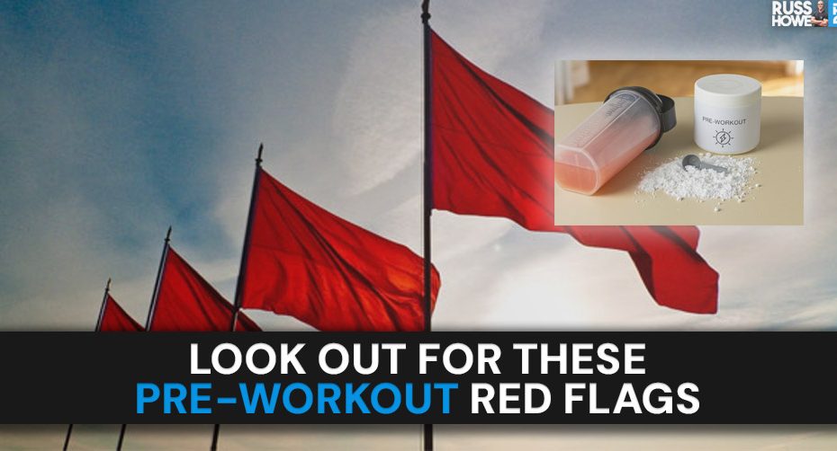 pre workout red flags