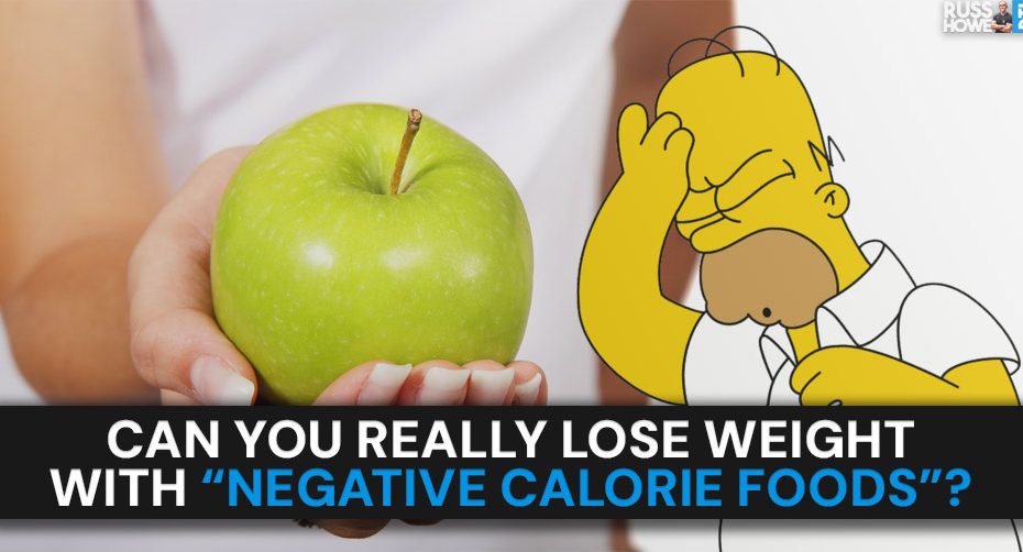 are negative calorie foods real