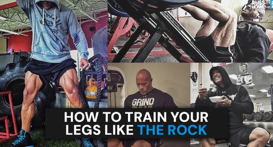 The Rock leg workout
